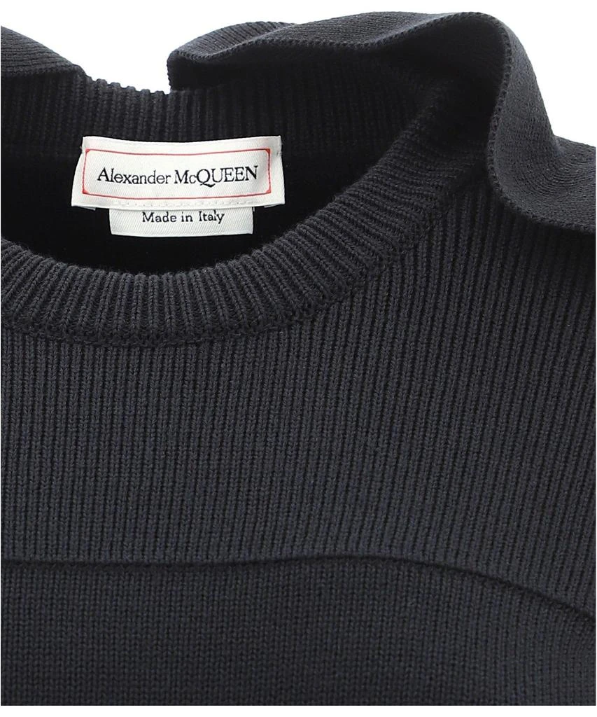 商品Alexander McQueen|Alexander Mcqueen Women&#39;s  Black Wool Sweater,价格¥4420,第3张图片详细描述