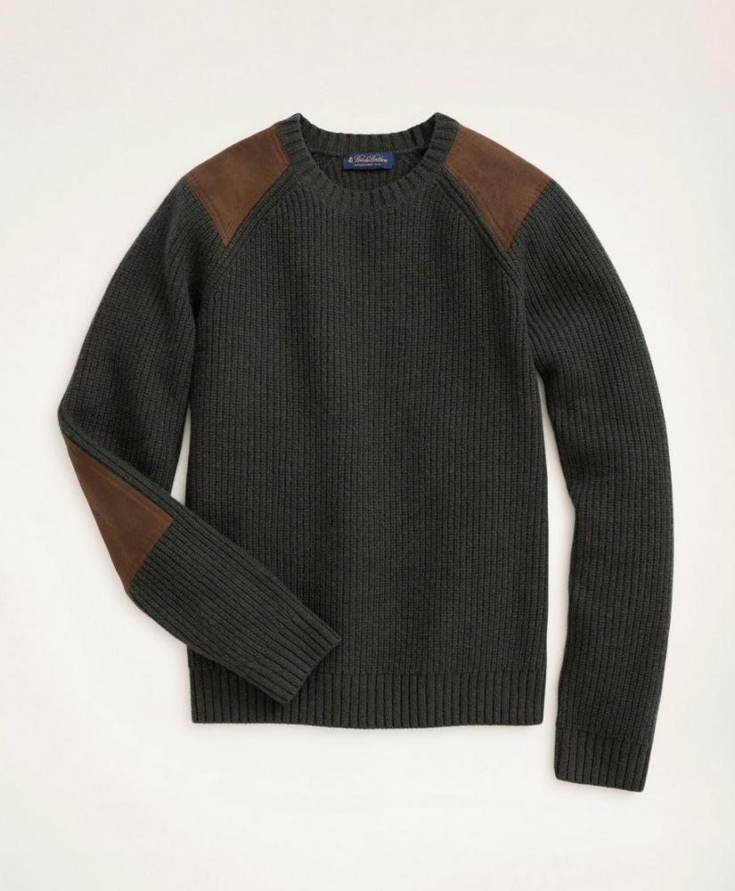 English Rib Lambswool Crewneck Sweater商品第1张图片规格展示