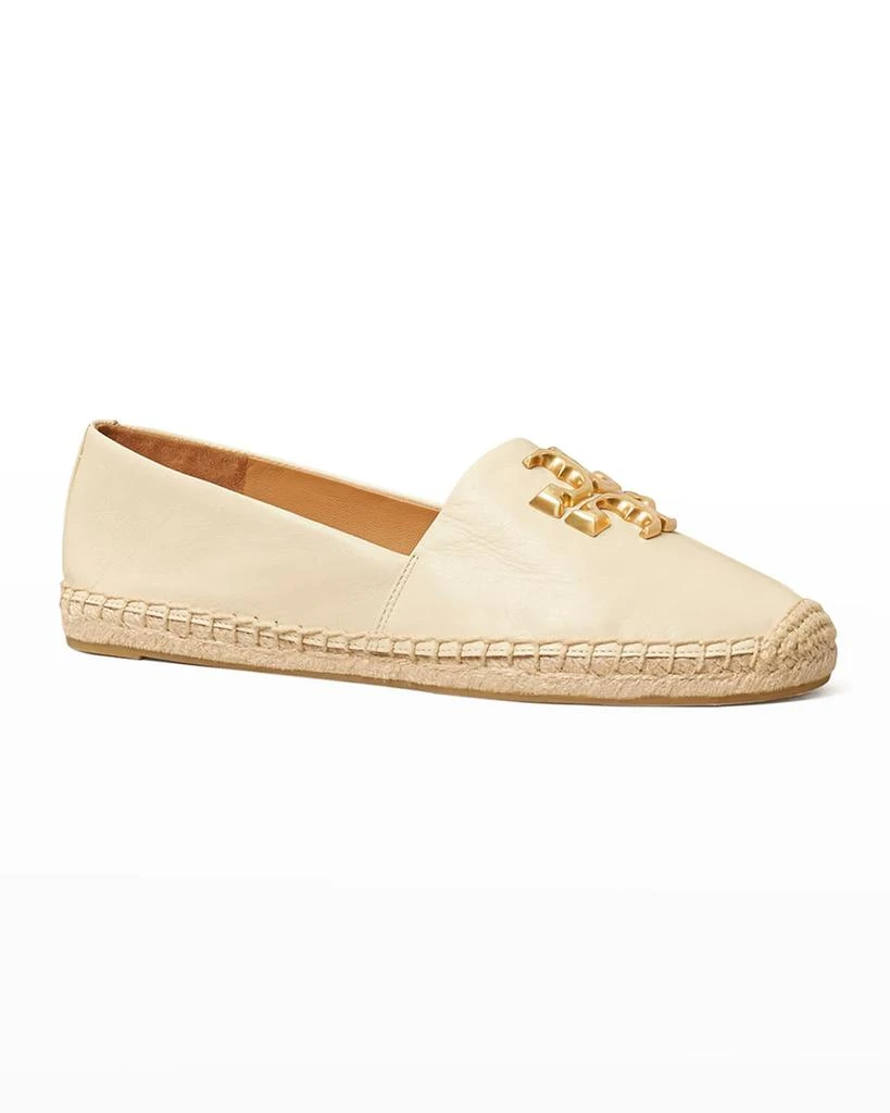 商品Tory Burch|Eleanor Leather Medallion Loafer Espadrilles,价格¥1933,第2张图片详细描述