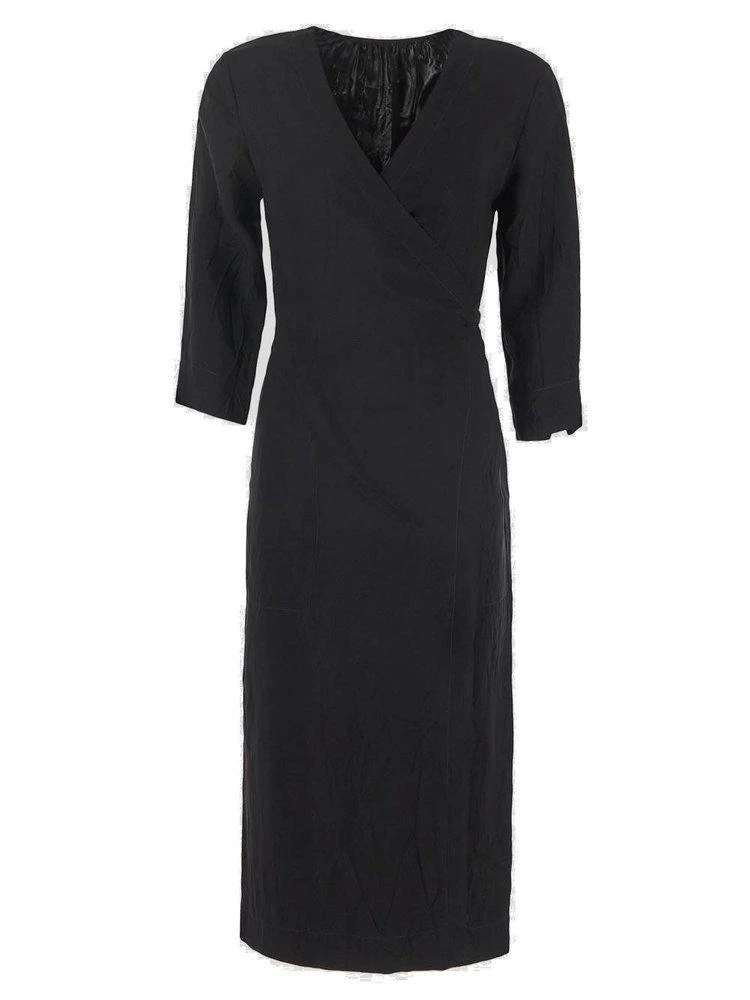 商品Uma Wang|Uma Wang V-Neck Midi Dress,价格¥3022,第1张图片