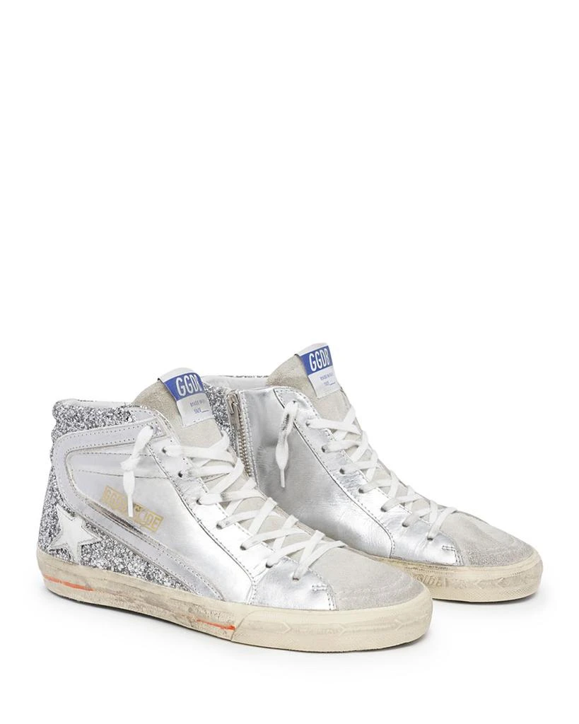 Women's Slide Glitter High Top Sneakers 商品