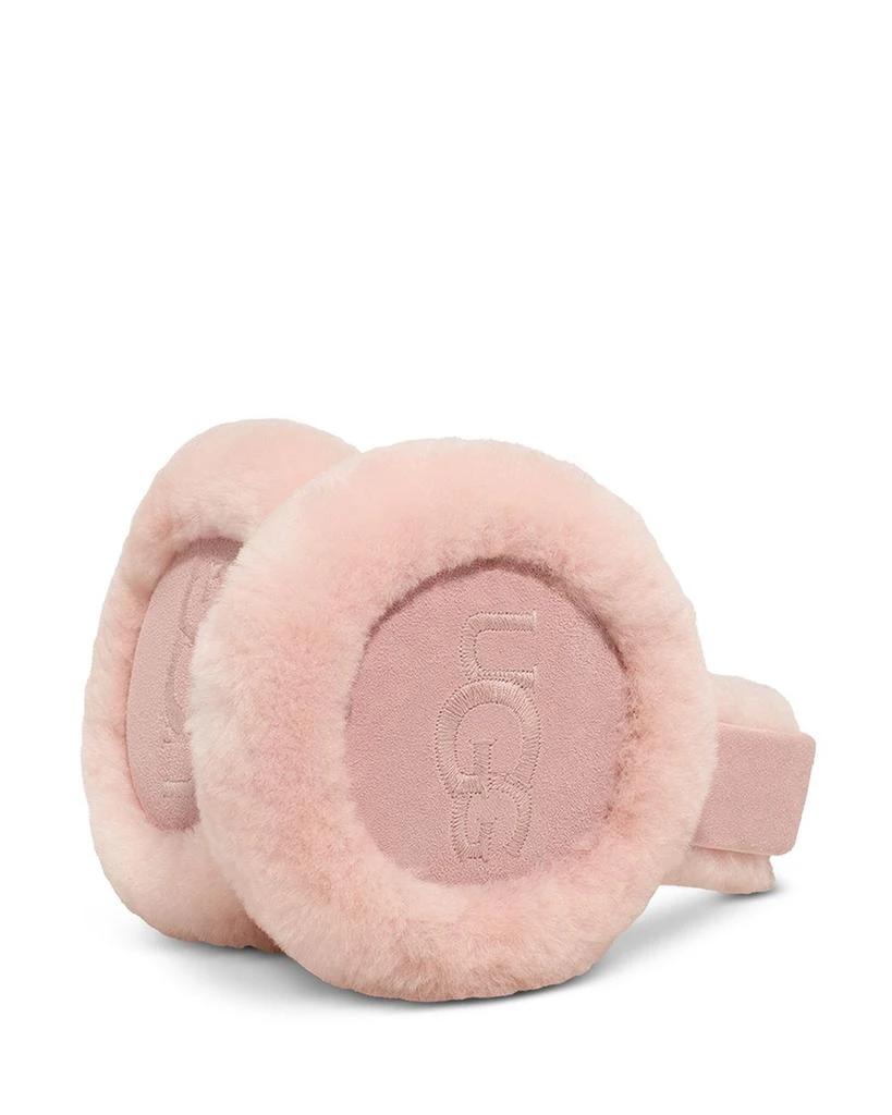 商品UGG|Embroidered Logo Shearling Earmuffs,价格¥618,第2张图片详细描述