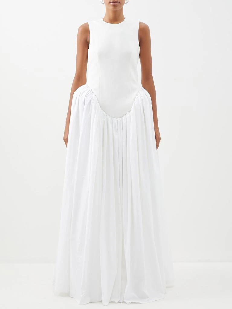 商品Ashlyn|Quinn cutout-back exaggerated-waist gown,价格¥7806,第1张图片