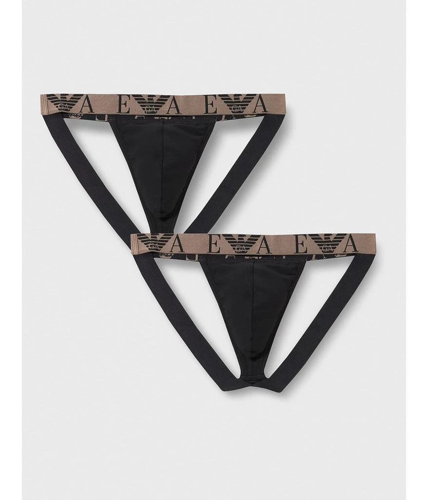 商品Emporio Armani|Bold Monogram Jockstrap 2-Pack,价格¥351,第3张图片详细描述