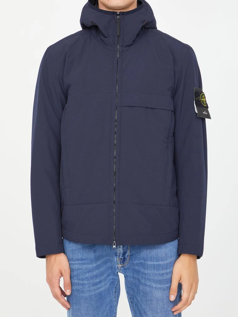 商品Stone Island|Blue neoprene jacket,价格¥5433,第1张图片
