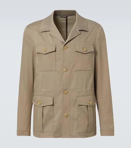 商品Canali|束带夹克,价格¥9284,第1张图片