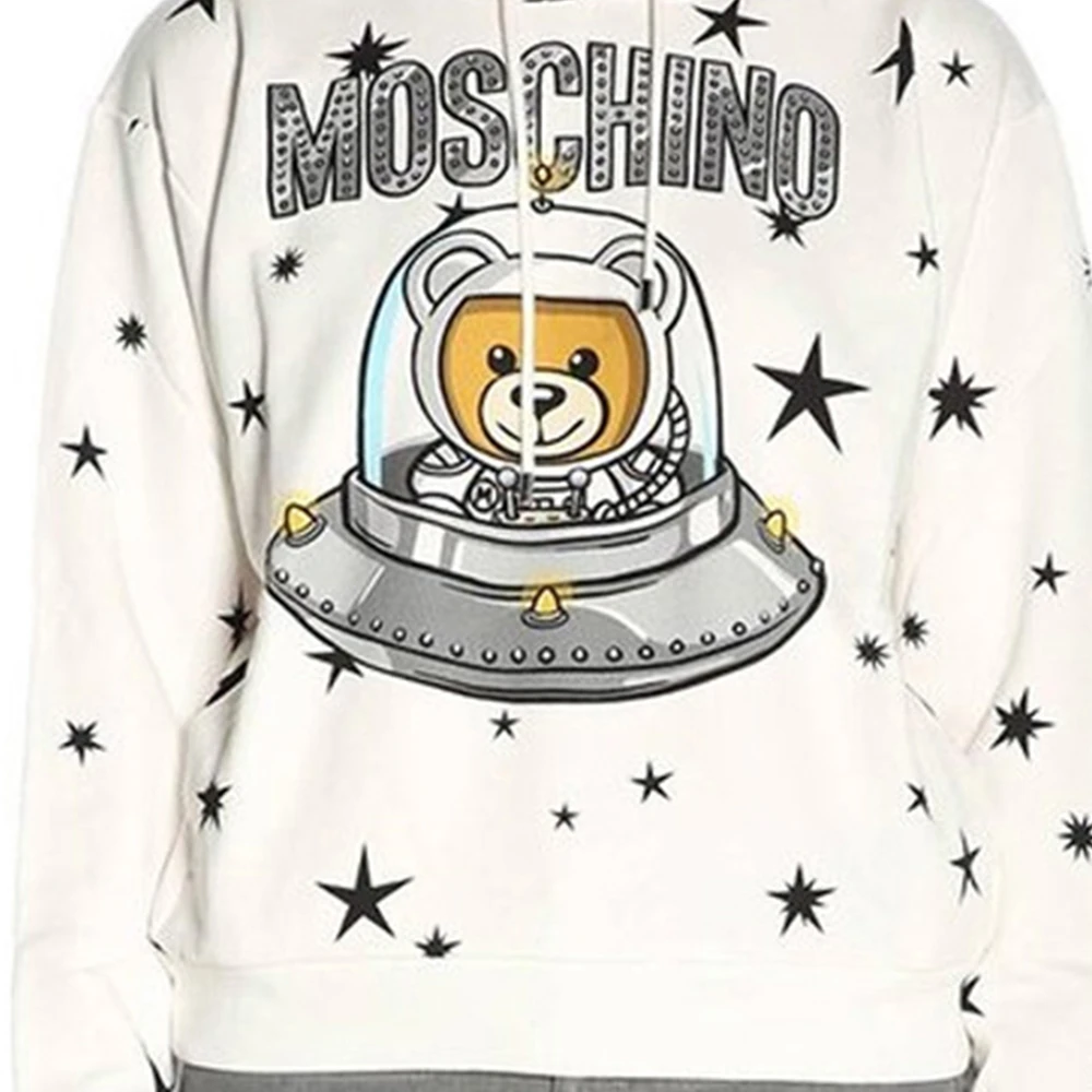 MOSCHINO 白色女士卫衣/帽衫 DV1702-5427-1002 商品