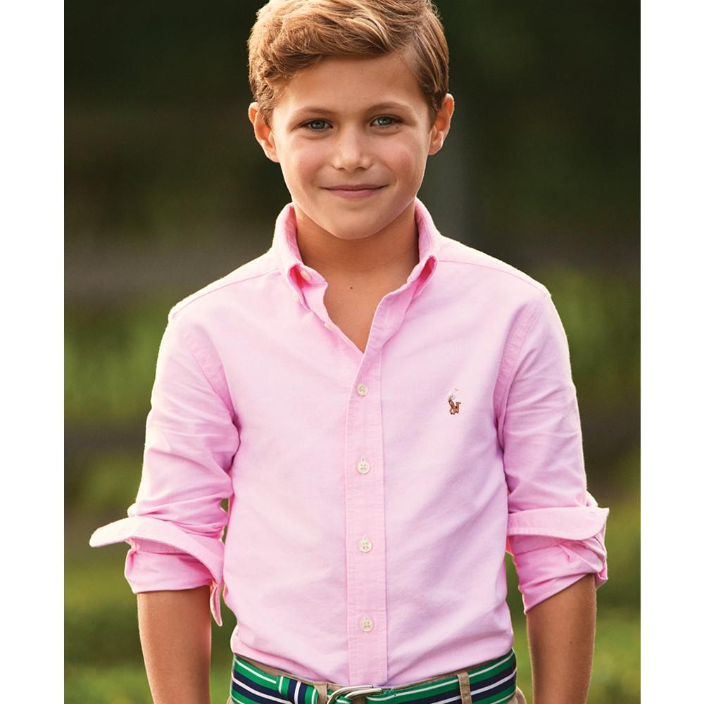 商品Ralph Lauren|男大童 牛津衬衫 纯棉,价格¥283详情, 第5张图片描述