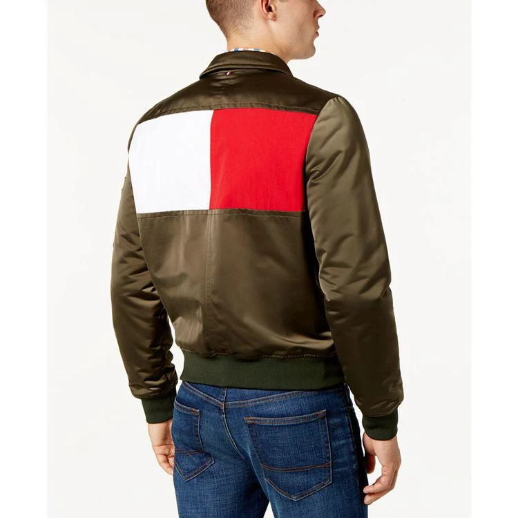 商品Tommy Hilfiger|Men's Logo Bomber Jacket,价格¥500,第2张图片详细描述
