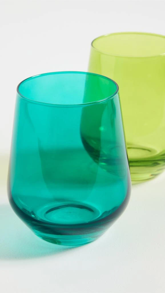 商品Estelle Colored Glass|Estelle 有色玻璃 无柄套装 6 件装,价格¥1274,第3张图片详细描述