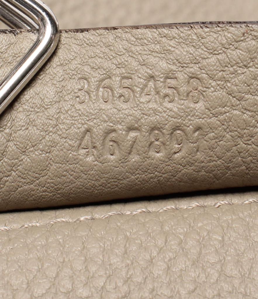 Gucci Grey Calf Leather Jackie Hobo Bag商品第4张图片规格展示