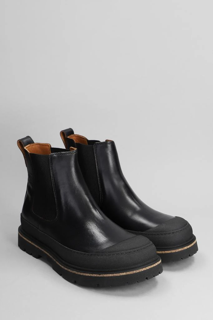 商品Birkenstock|Prescott Combat Boots In Black Leather,价格¥1751,第2张图片详细描述