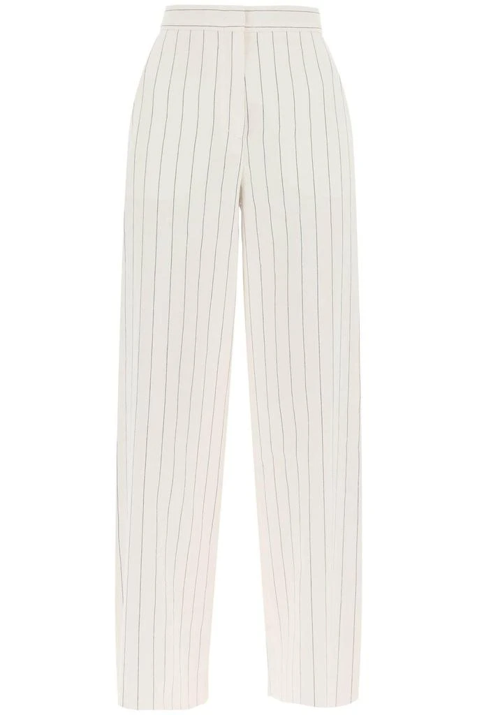 商品Max Mara|'MARATEA' PINSTRIPE LINEN COTTON TROUSERS,价格¥796,第1张图片