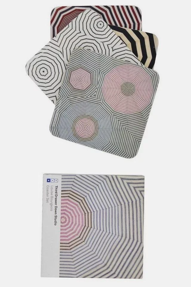 商品THIRD DRAWER DOWN|Third Drawer Down Corkboard Coaster Set x Louise Bourgeois,价格¥225,第3张图片详细描述