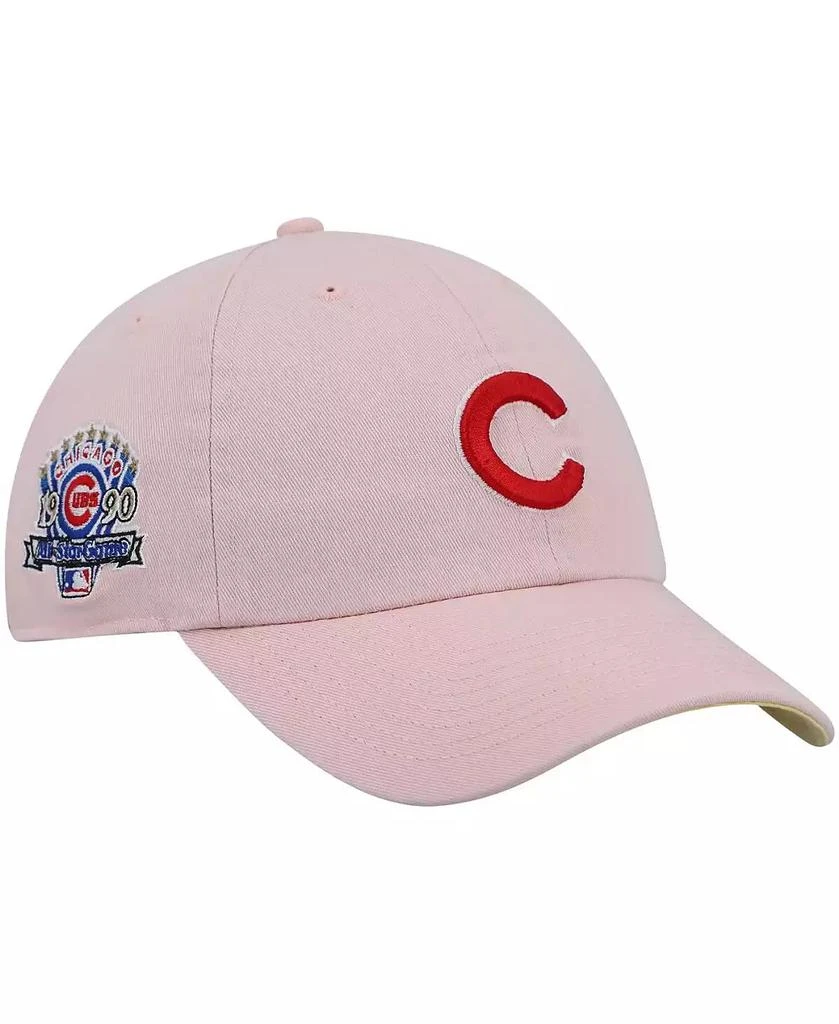 商品47 Brand|Men's '47 Pink Chicago Cubs 1990 Mlb All-Star Game Double Under Clean Up Adjustable Hat,价格¥252,第2张图片详细描述