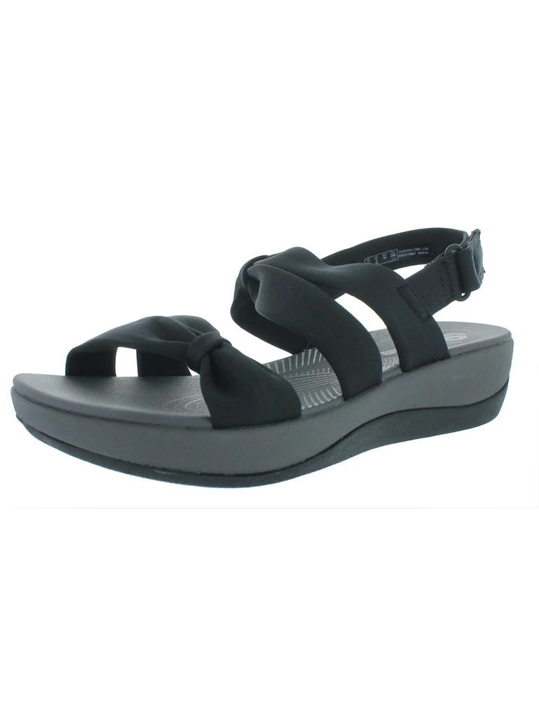 商品Clarks|Arla  Womens Faux Leather Slides Flip-Flops,价格¥536,第1张图片