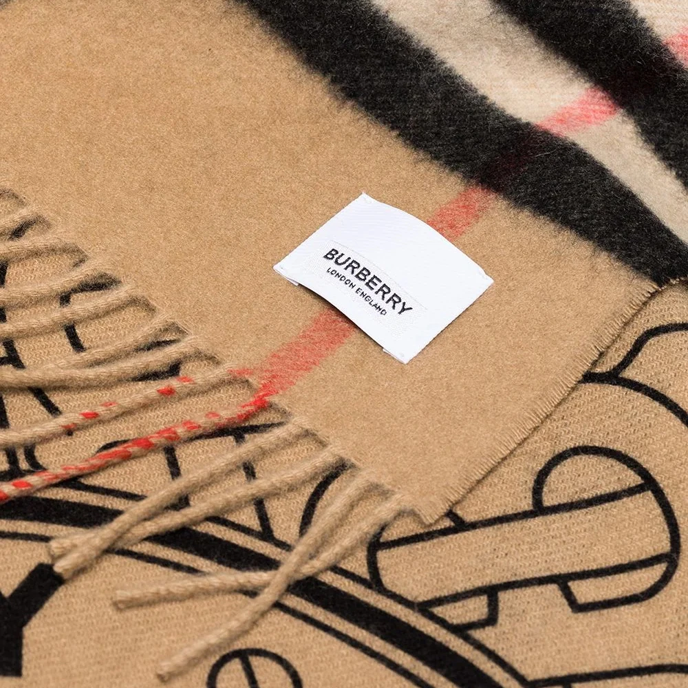 BURBERRY 男士logo花纹围巾 8045238 商品