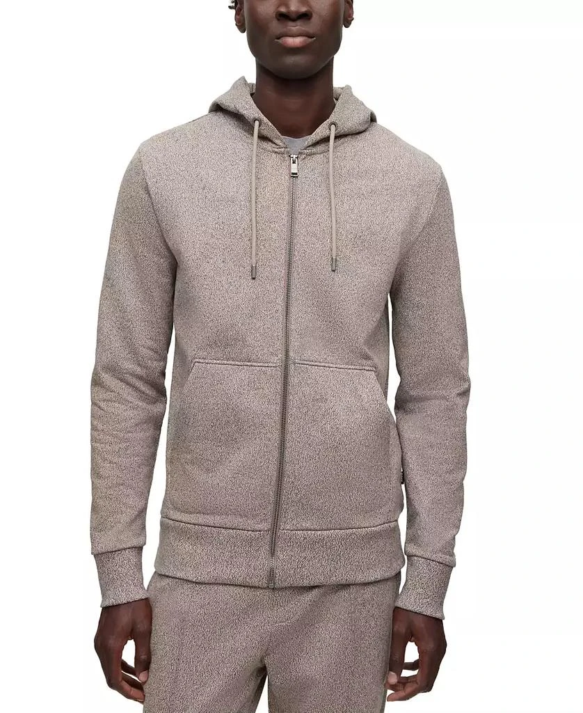 商品Hugo Boss|Men's Regular-Fit Zip-Up Hoodie Sweatshirt,价格¥1560,第1张图片