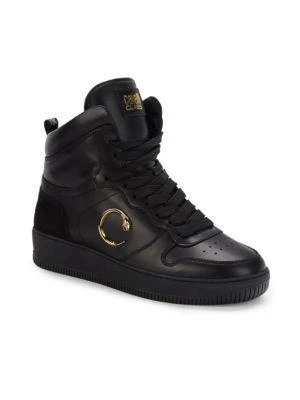 商品cavalli CLASS|Leather High Top Sneakers,价格¥1225,第2张图片详细描述