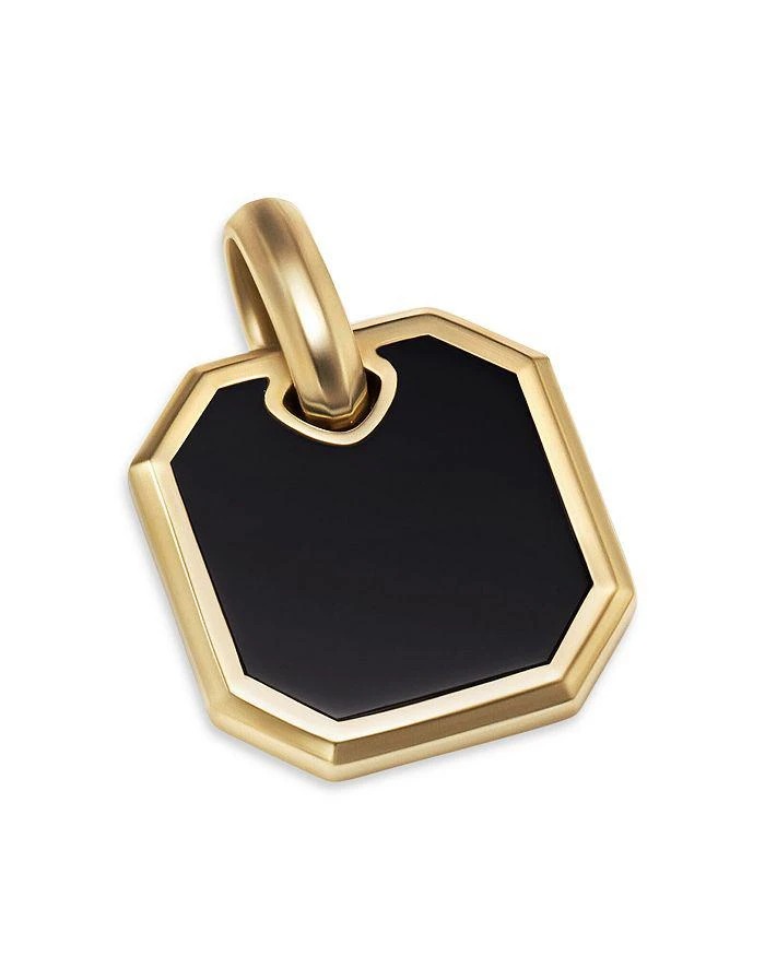商品David Yurman|Men's Roman Amulet in 18K Yellow Gold with Black Onyx, 15mm,价格¥8955,第4张图片详细描述