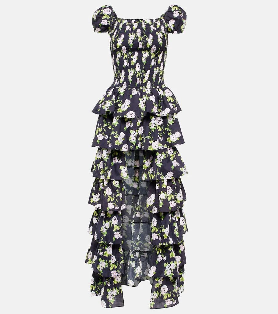 商品CAROLINE CONSTAS|Malta floral poplin midi dress,价格¥4456,第1张图片
