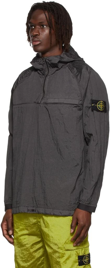 商品Stone Island|Black Nylon Jacket,价格¥2848,第4张图片详细描述