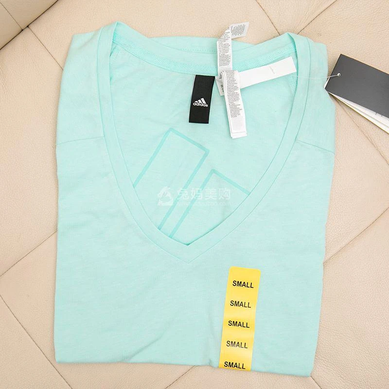 商品Adidas|美国Adidas 阿迪达斯女士V领T恤,价格¥296,第1张图片