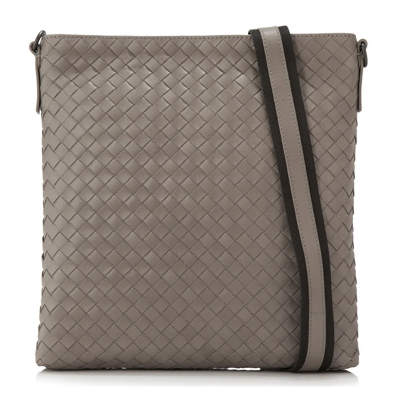 商品[国内直发] Bottega Veneta|Bottega Veneta 葆蝶家 灰色真皮男士单肩包276357-V465C-1569,价格¥10272,第1张图片