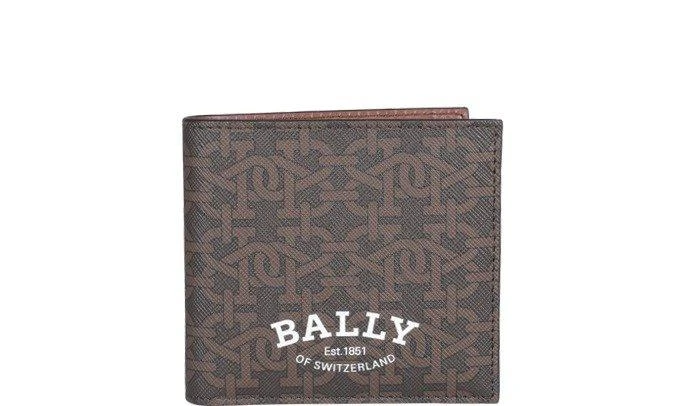 商品Bally|Bally Logo Monogram Printed Bifold Wallet,价格¥1349,第1张图片