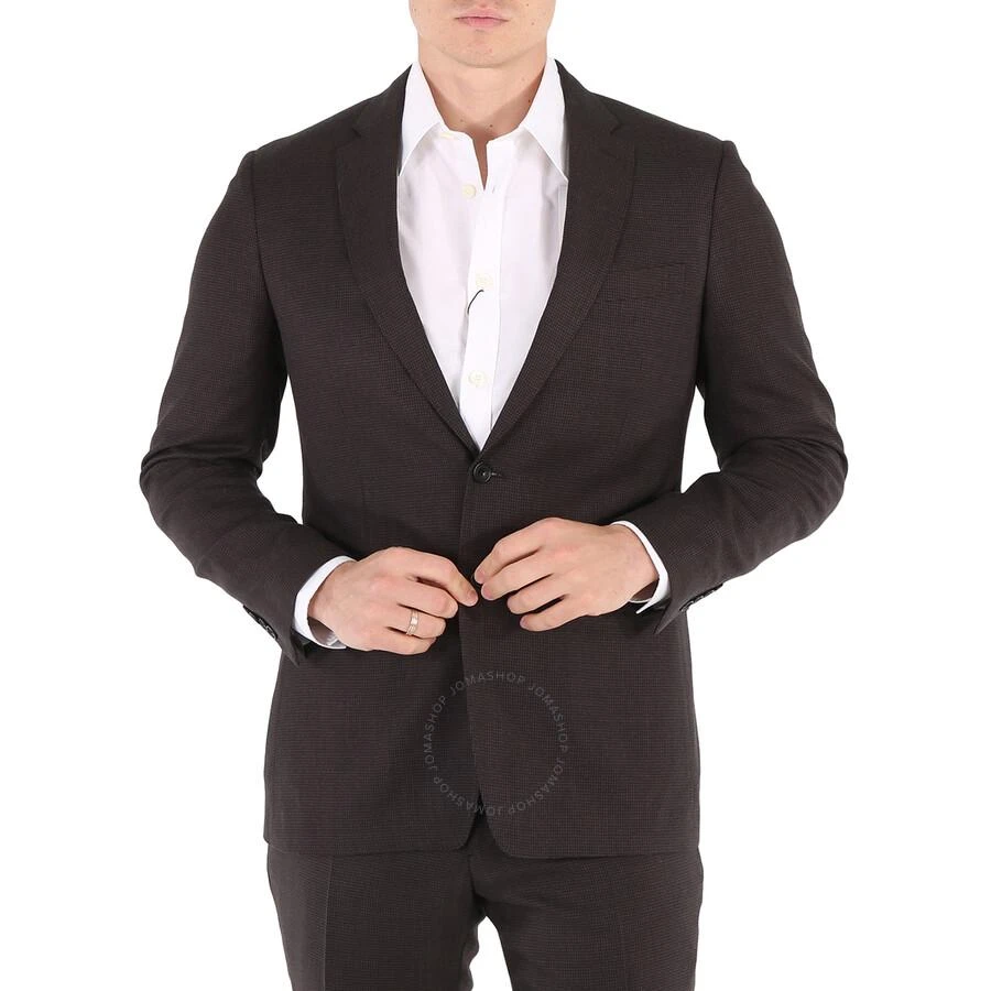 商品Burberry|Burberry Men's Dark Brown Slim Fit Puppytooth Check Wool Suit, Brand Size 44R,价格¥2856,第2张图片详细描述