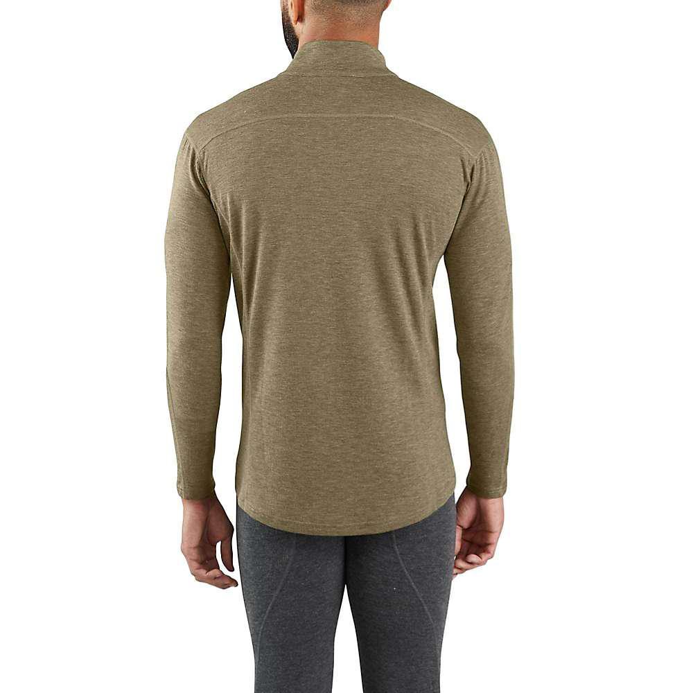 商品Carhartt|Carhartt Men's Base Force Heavyweight Poly-Wool Quarter-Zip (Tall),价格¥358,第4张图片详细描述