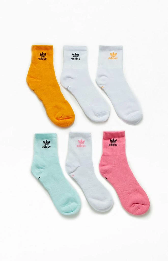 商品Adidas|6-Pack Trefoil Quarter Socks,价格¥166,第2张图片详细描述