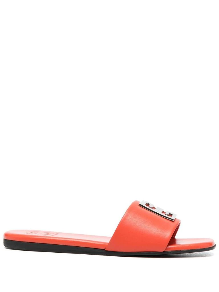 商品Givenchy|GIVENCHY - 4g Leather Flat Sandals,价格¥2249,第1张图片