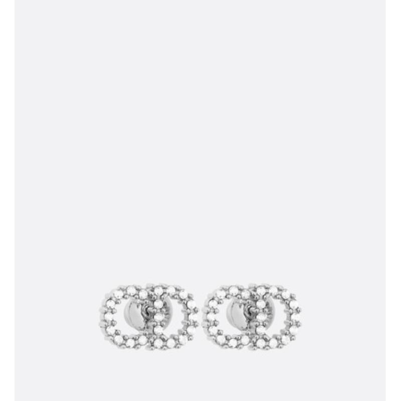 商品Dior|DIOR 女士银色耳钉 E1715CDLCY-D102,价格¥3466,第1张图片