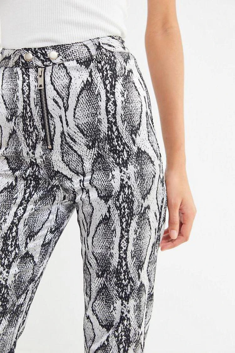 商品I.AM.GIA|I.AM.GIA Slater Snake Print Zip-Front Pant,价格¥592,第4张图片详细描述