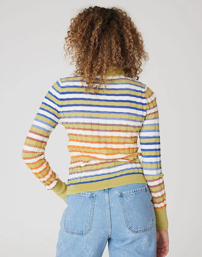 商品Madewell|Back Beat Co. Space Dye Rib Polo,价格¥1240,第3张图片详细描述