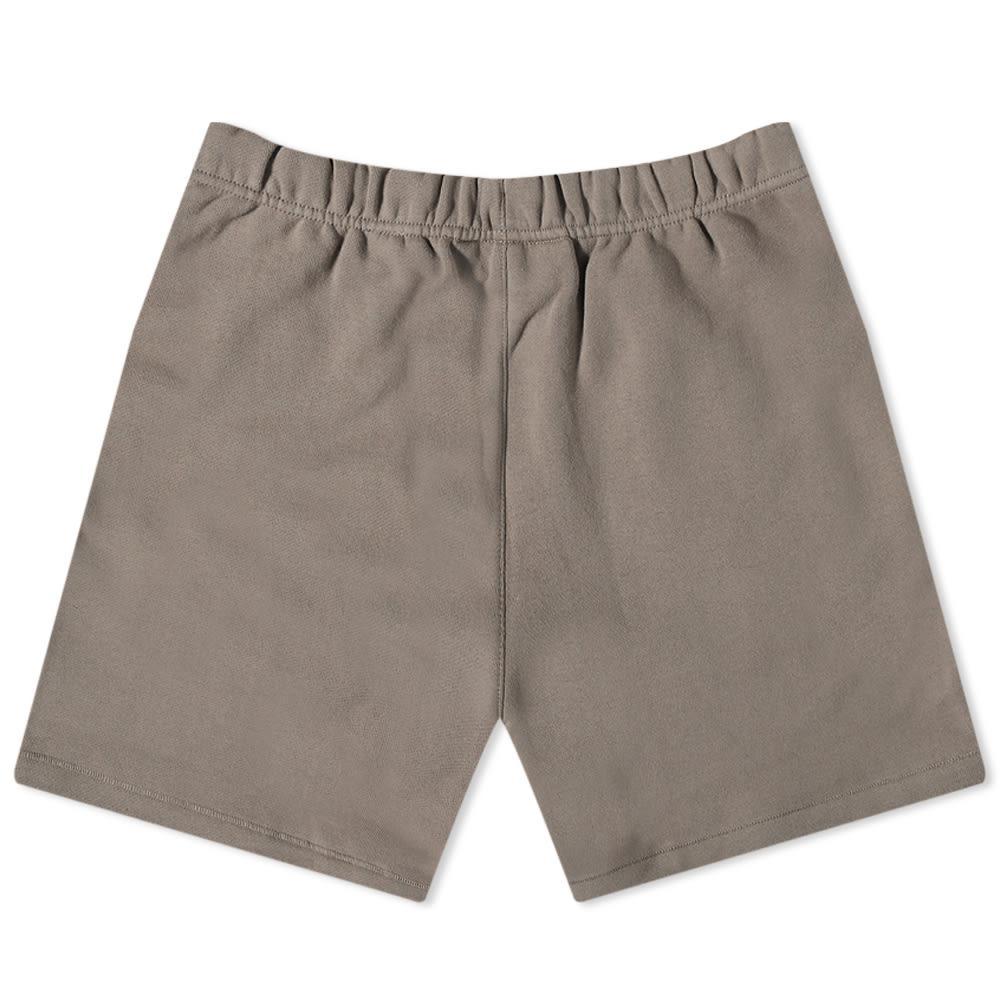 商品Essentials|Fear of God ESSENTIALS Kids Logo Sweat Short - Desert Taupe,价格¥409,第4张图片详细描述