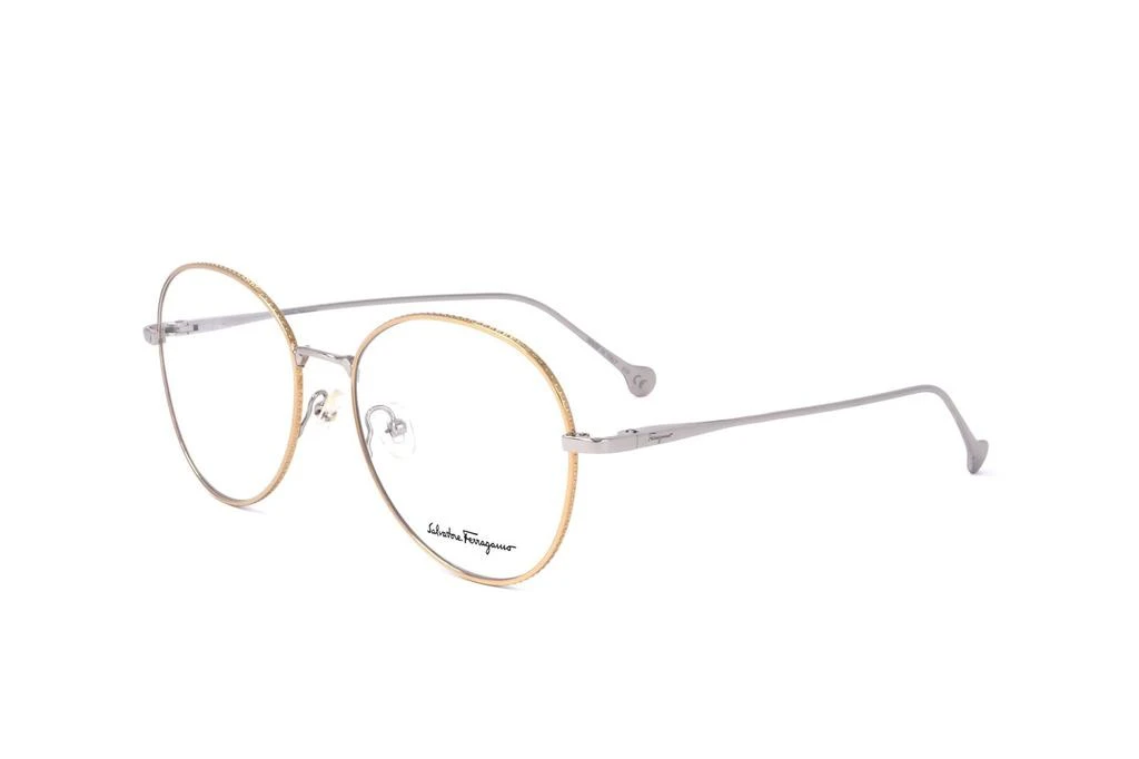 商品Salvatore Ferragamo|Salvatore Ferragamo Eyewear Oval Frame Glasses,价格¥1148,第2张图片详细描述