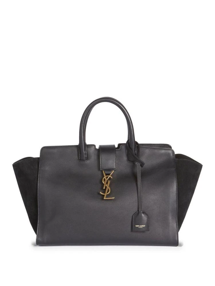 商品Yves Saint Laurent|Monogram Small Downtown Cabas Leather & Suede Bag,价格¥18658,第1张图片