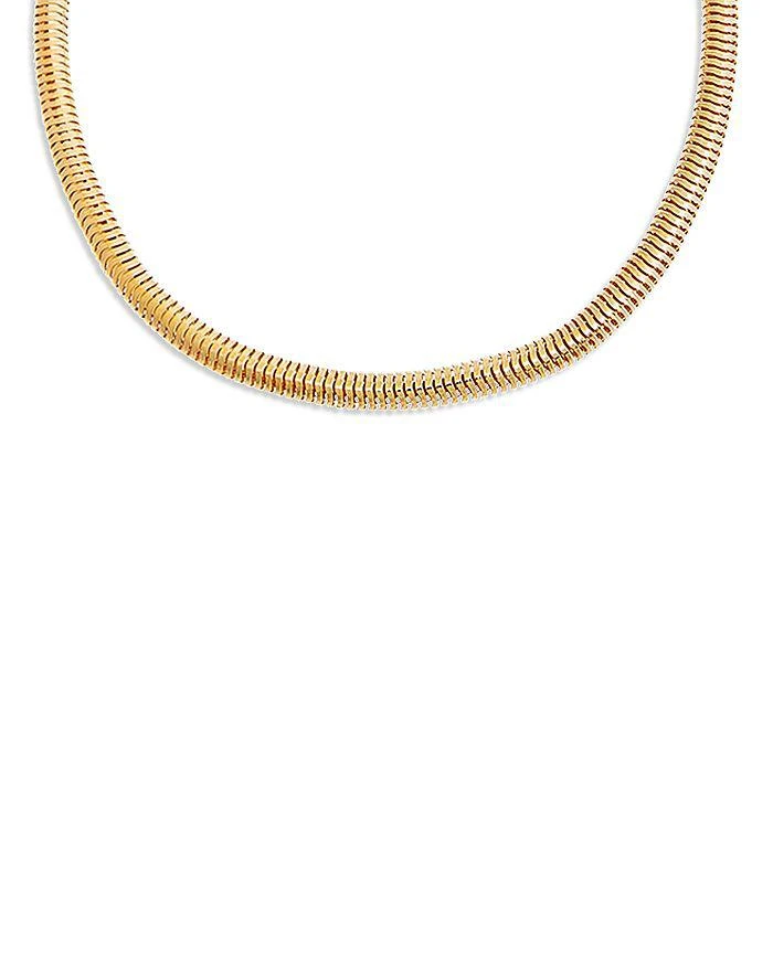 商品By Adina Eden|18K Gold Filled Chunky Snake Necklace ,价格¥657,第1张图片