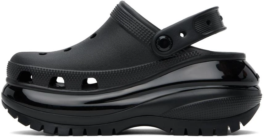 商品Crocs|Black Mega Crush Clogs,价格¥665,第3张图片详细描述