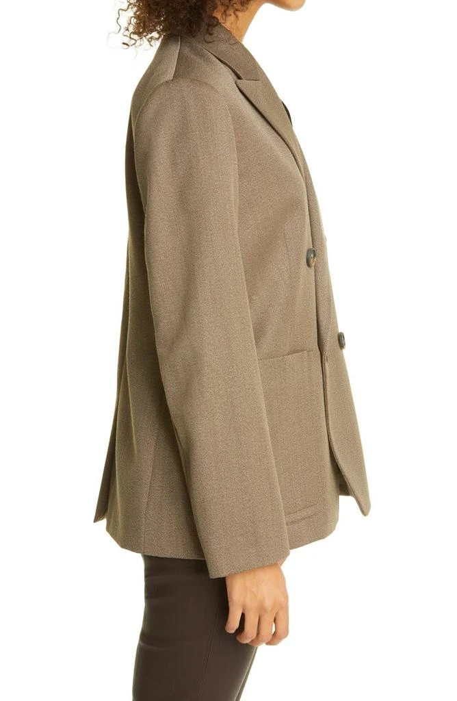 商品Vince|Double Breasted Tailored Wool Blend Twill Blazer,价格¥2043,第3张图片详细描述