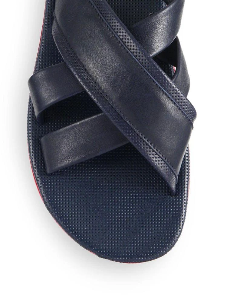 商品Saks Fifth Avenue|COLLECTION Cross-Strap Leather Sandals,价格¥1260,第3张图片详细描述