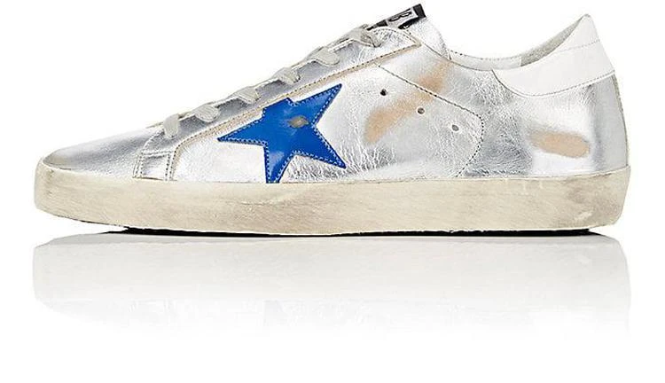 商品Golden Goose|女士 Superstar Metallic 真皮球鞋,价格¥1778,第5张图片详细描述