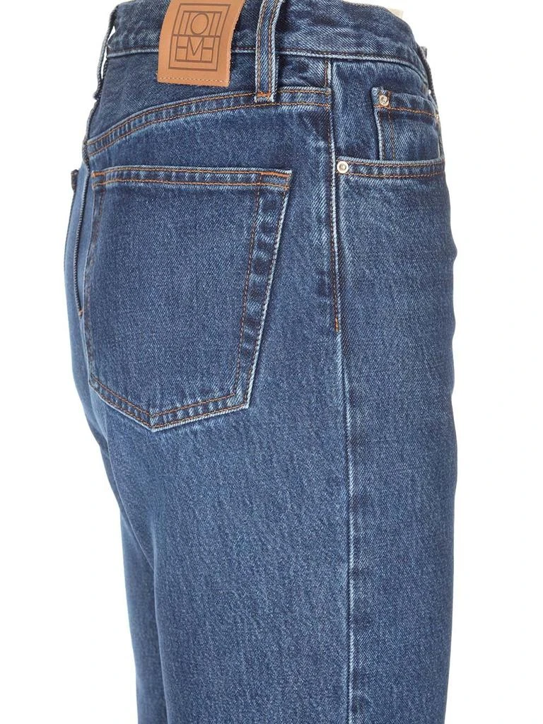 商品Totême|Totême Classic Cut Logo Patch Jeans,价格¥2218,第3张图片详细描述