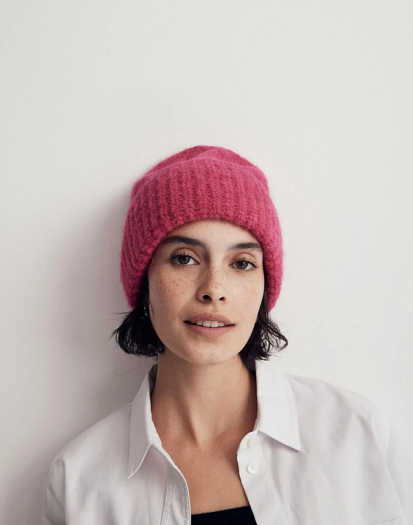 商品Madewell|Fuzzy Wide-Cuffed Beanie,价格¥118,第2张图片详细描述