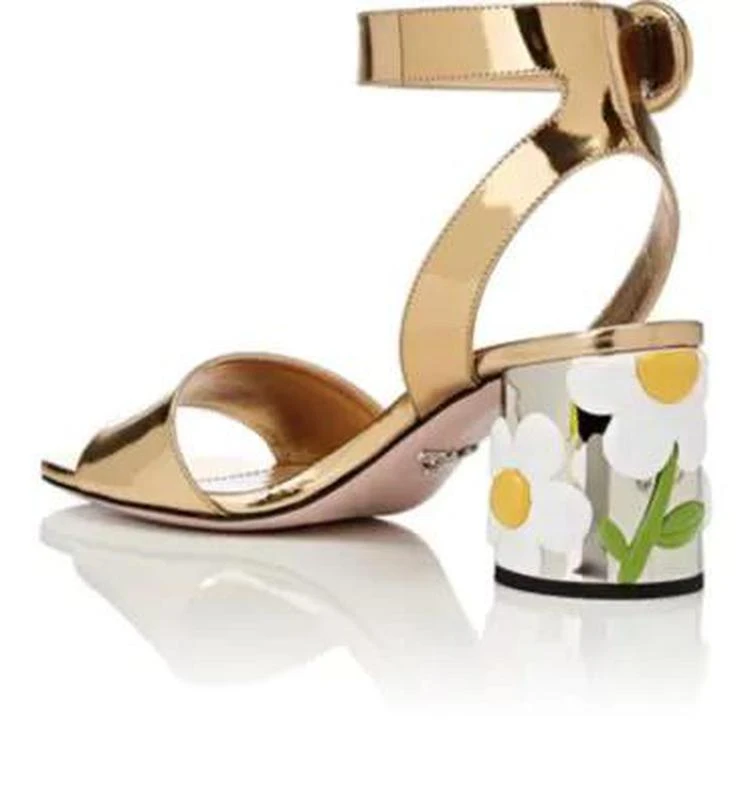 商品Prada|Floral-Appliquéd Sandals,价格¥5125,第3张图片详细描述