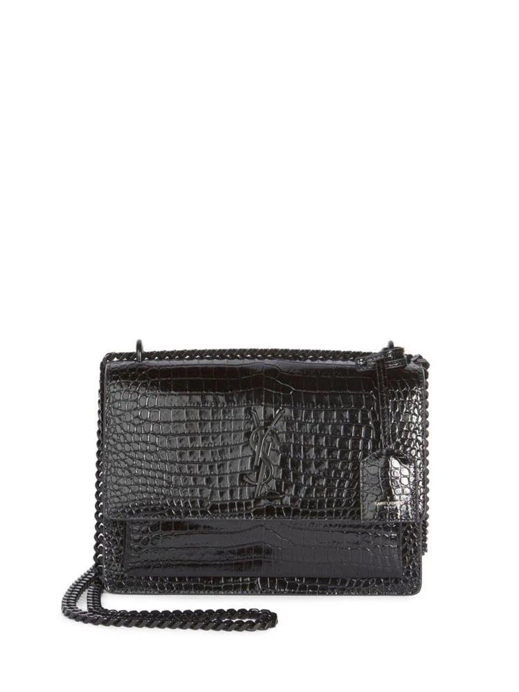 商品Yves Saint Laurent|Medium Monogram Sunset Leather Chain Satchel,价格¥17160,第1张图片
