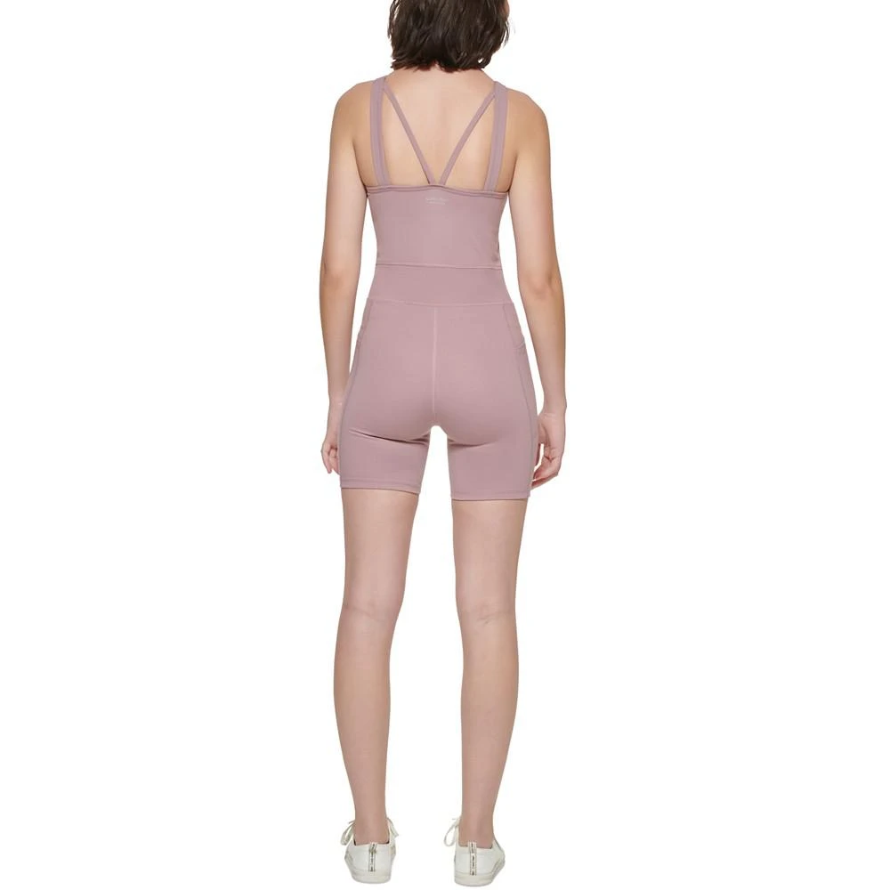 商品Calvin Klein|Women's Strappy Short Bodysuit,价格¥203,第2张图片详细描述