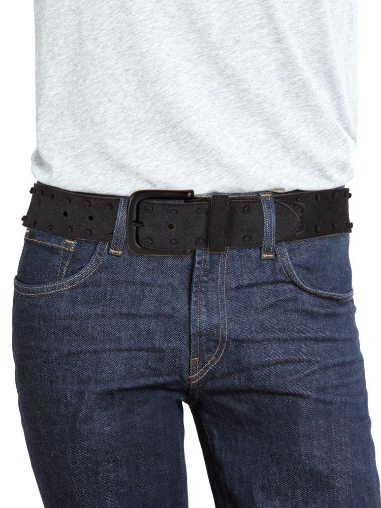 商品John Varvatos|Knotted Leather Belt,价格¥519,第3张图片详细描述